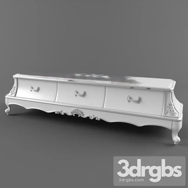 Tumba Neoclassic Sideboard 3D Model Download