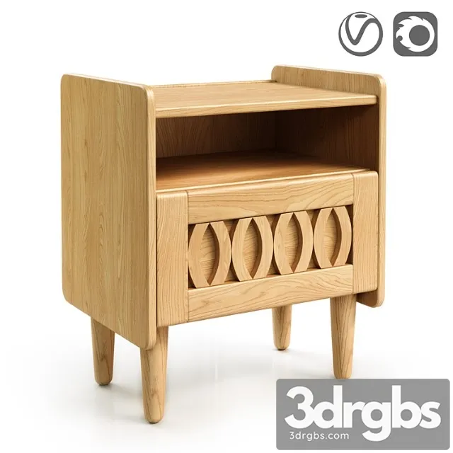 Tumba V Vintazhnom Stile Malu 3D Model Download