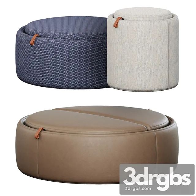 Tumidei pill pouf set Tumidei pill pouf set