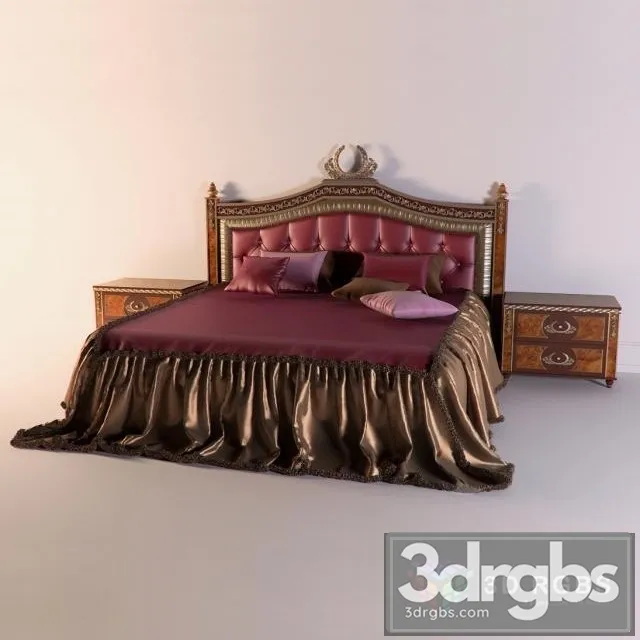 Tural Gostevaya Krovat Bed 3D Model Download