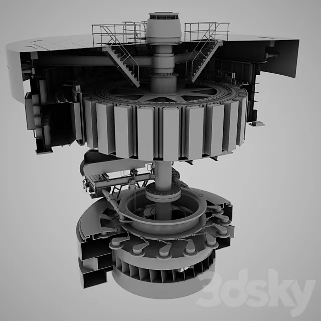 turbine 3D Model turbine 3D Model