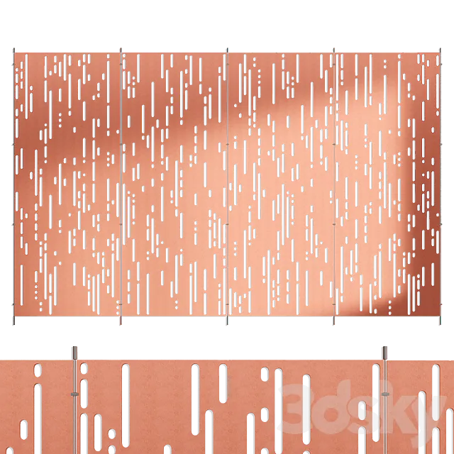 Turf Static Cutsheet Panel 3D Model Turf Static Cutsheet Panel 3D Model