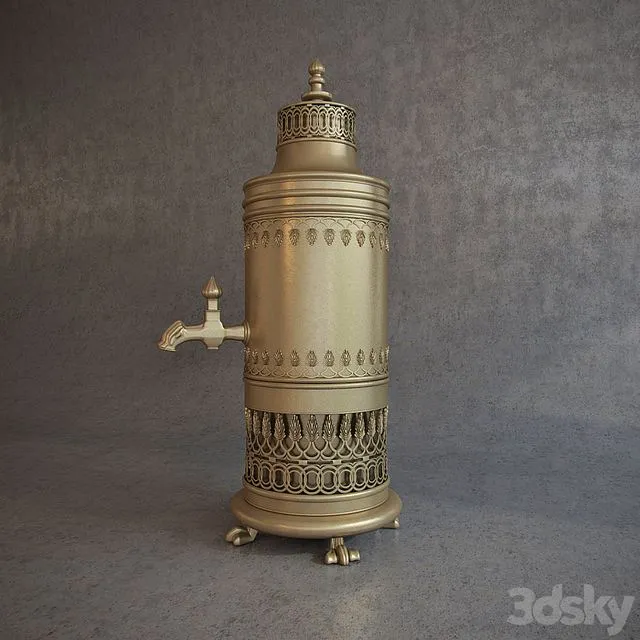 Turkish samovar 3D Model