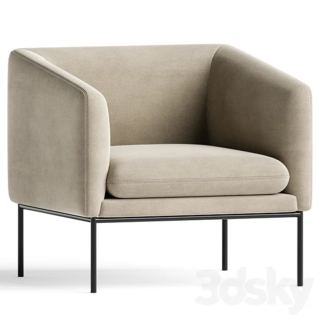 Turn Lounge Chair 3D Model Turn Lounge Chair 3D Model