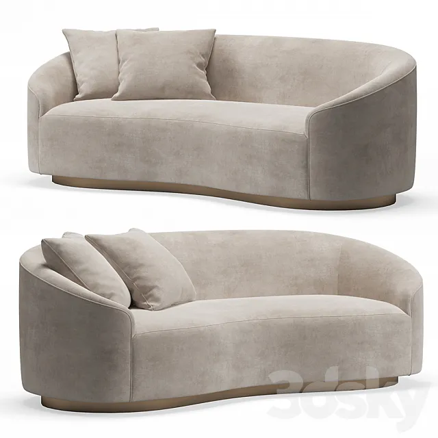 Turner Small Sofa Mist 3DModel
