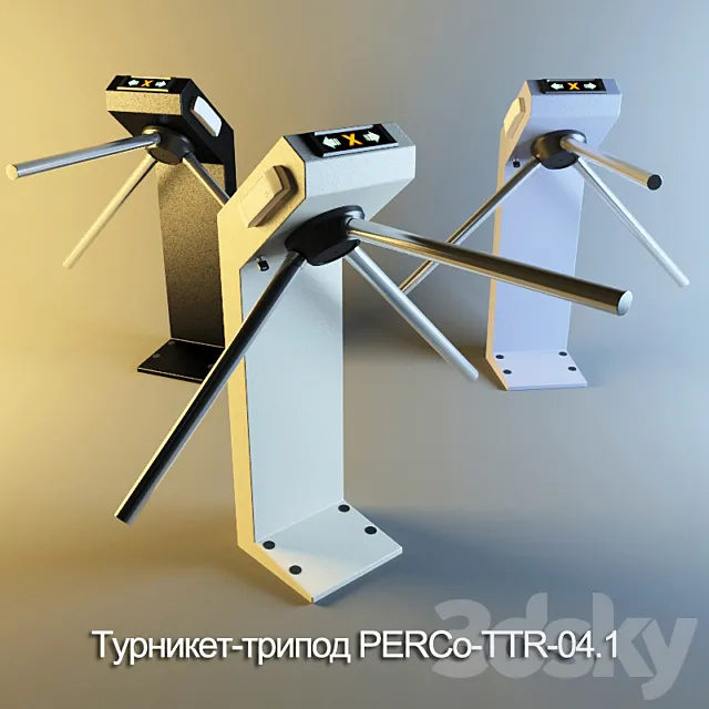 Turnstile 3D Model Turnstile 3D Model