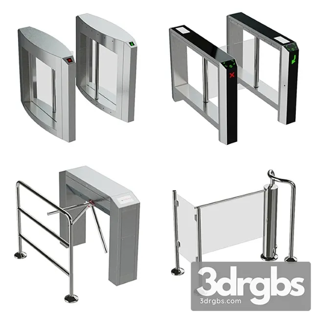 Turnstile collection 3D Model Download