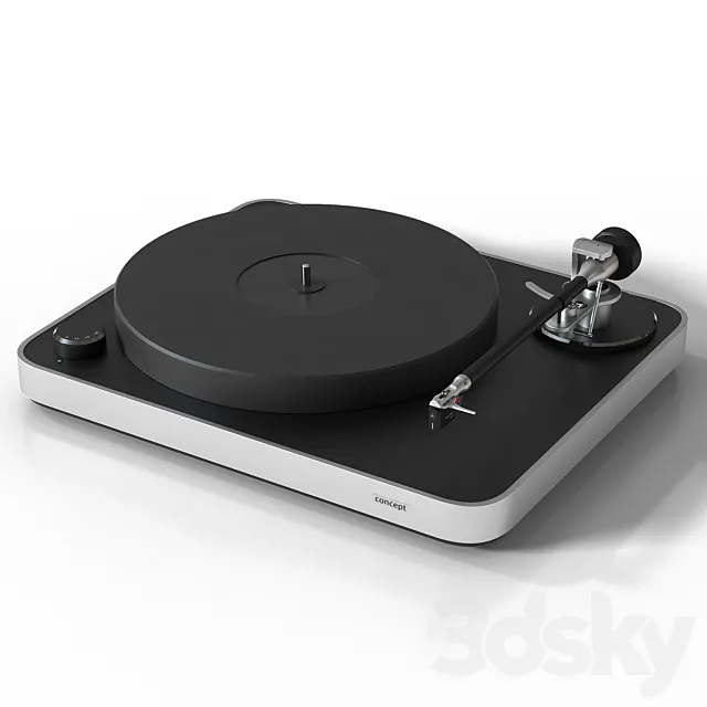Turntable Concept by Clearaudio 3DModel