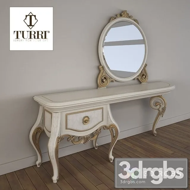 Turri Baroque TC153L 3D Model Download Turri Baroque TC153L 3D Model Download