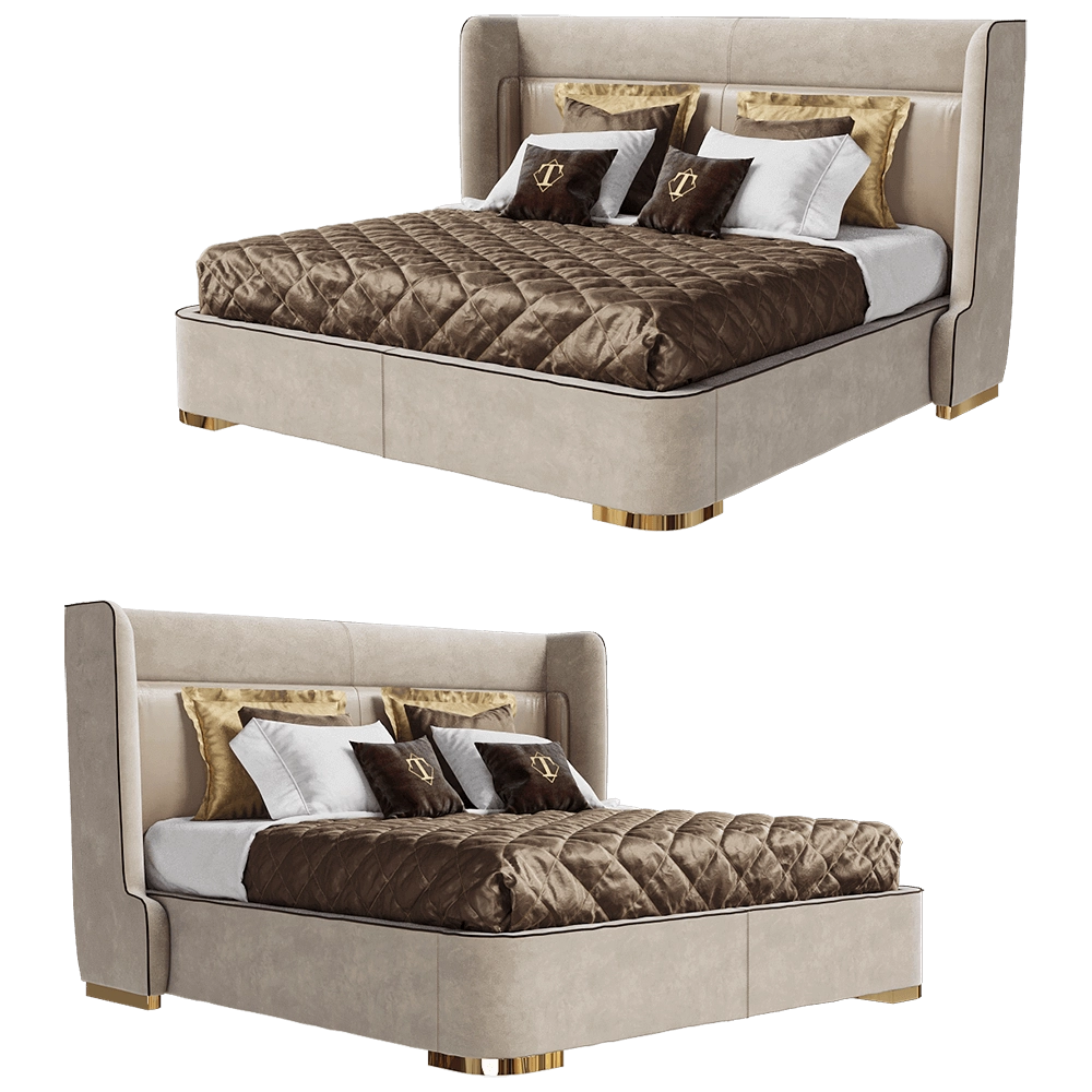 Turri – Bed Noir 3D Model Turri – Bed Noir 3D Model