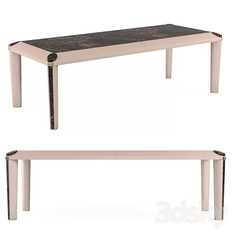 Turri-ECLIPSE-Rectangular Table_2 3D Model Turri-ECLIPSE-Rectangular Table_2 3D Model