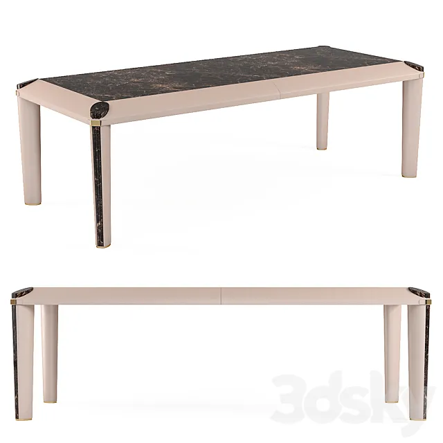Turri-ECLIPSE-Rectangular Table_2 3DModel
