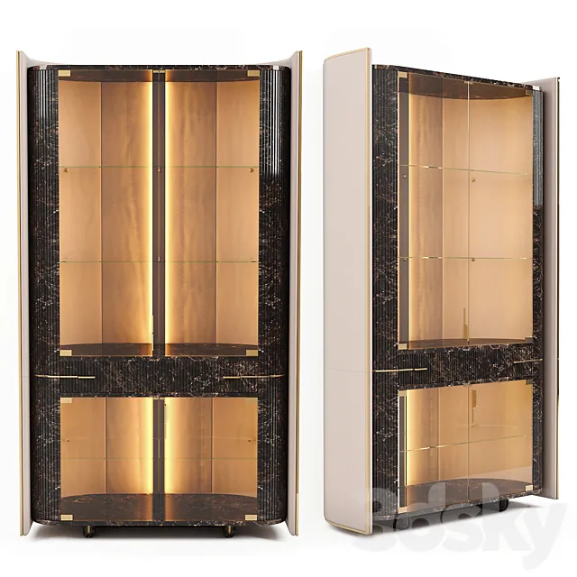 Turri Eclipse Vitrine 3D Model Turri Eclipse Vitrine 3D Model