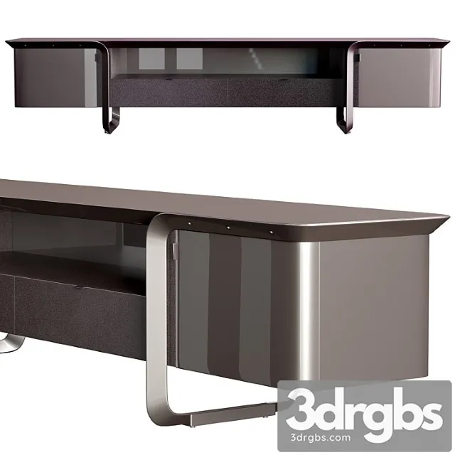 Turri milano tv cabinet 2 3D Model Download