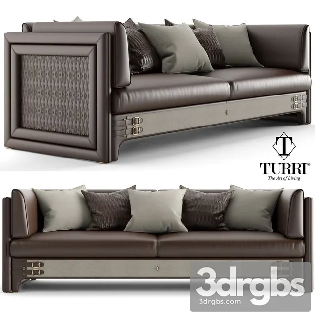 Turri Numerotre Sofa 3D Model Download