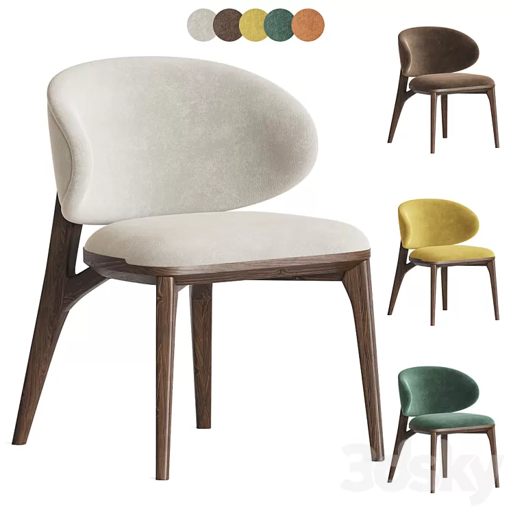 Turri Pinnacle Dining Chair 3D Model Free Download