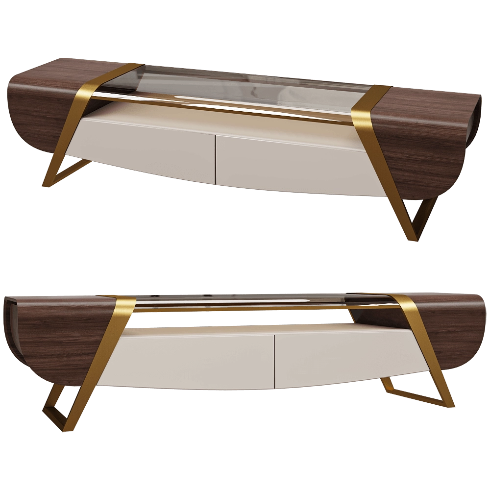 Turri – Table Melting Light TV Unit Turri 3D Model