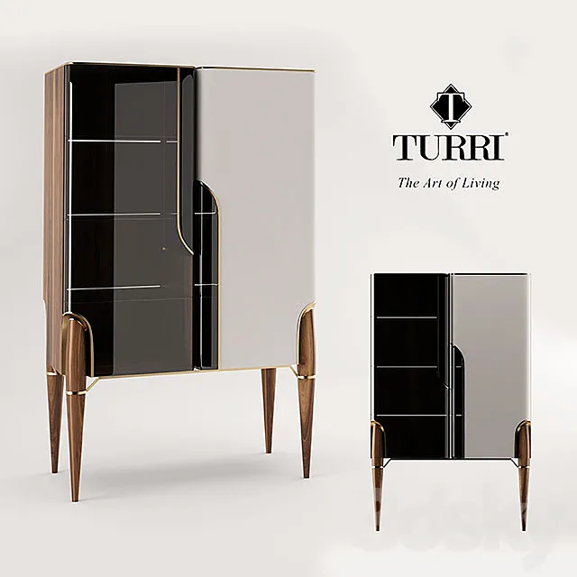 Turri vitrine 3D Model
