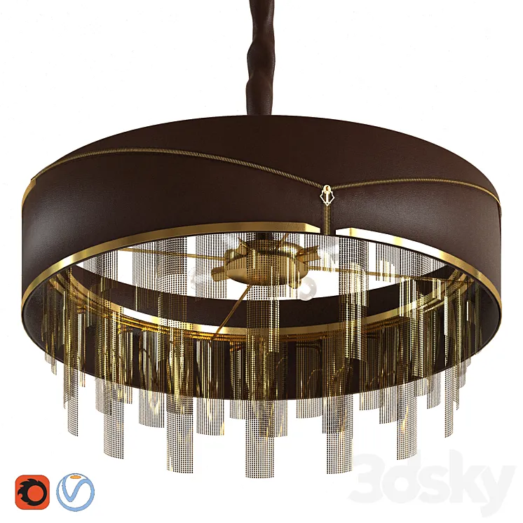 TURRI Vogue chandelier 3D Model Free Download