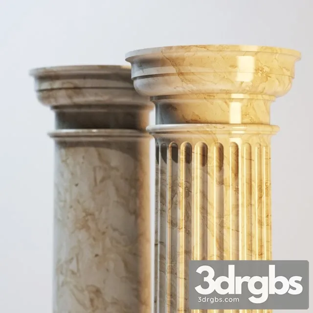 Tuscan columns 3D Model Download Tuscan columns 3D Model Download