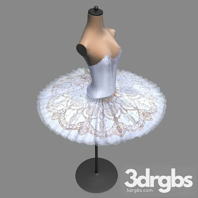 Tutu For Ballet Nutzratsker Nutcracker 2 3D Model Download