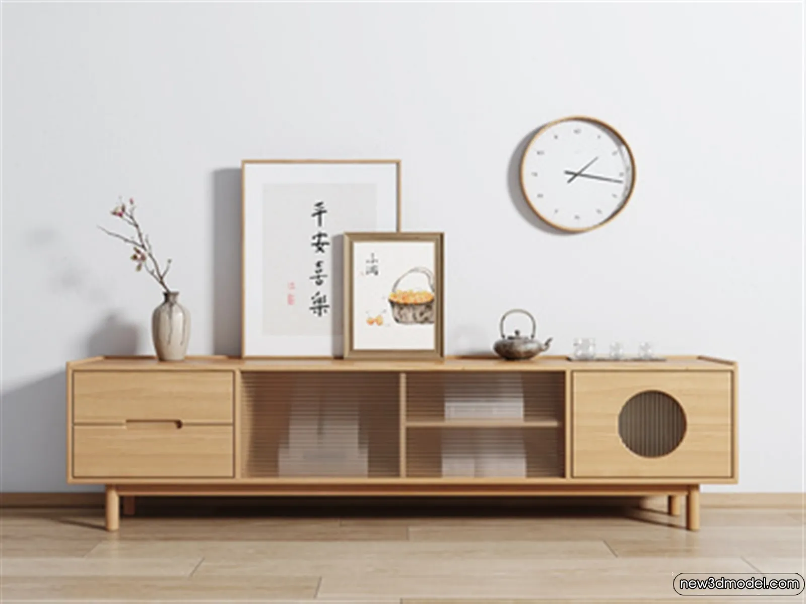 TV Cabinet 3D Models – 3D Furniture for Interior Design – 080 TV Cabinet 3D Models – 3D Furniture for Interior Design – 080