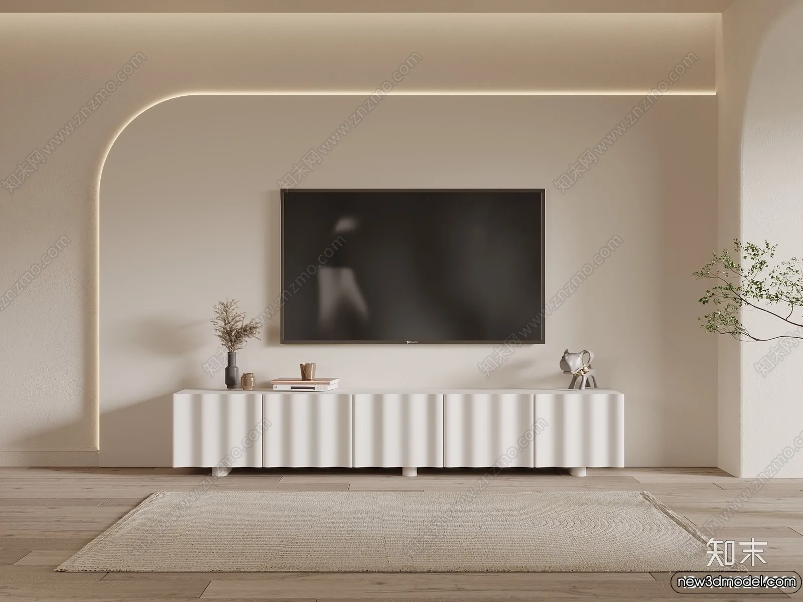 TV Cabinet 3D Models – 3D Furniture for Interior Design – 088 TV Cabinet 3D Models – 3D Furniture for Interior Design – 088