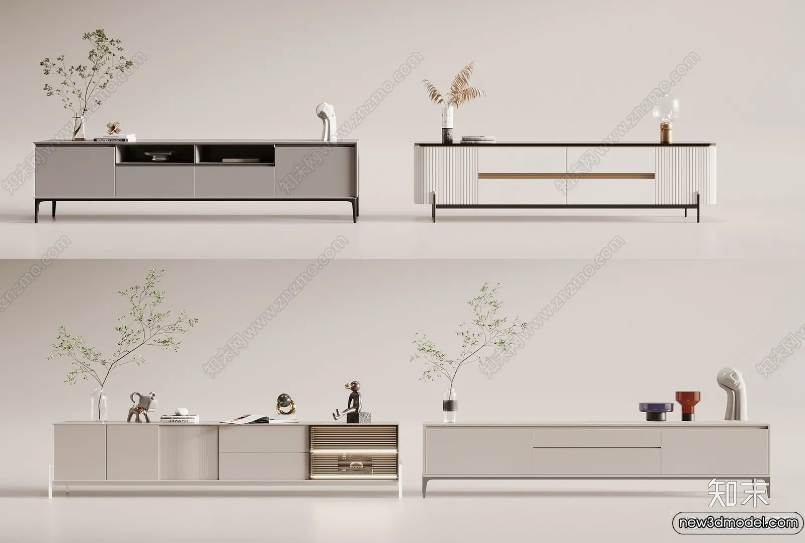 TV Cabinet 3D Models – 3D Furniture for Interior Design – 092 TV Cabinet 3D Models – 3D Furniture for Interior Design – 092