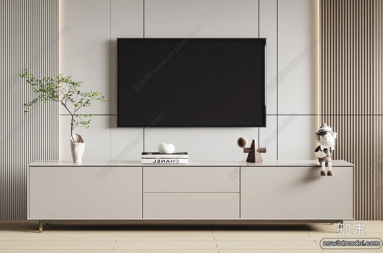 TV Cabinet 3D Models – 3D Furniture for Interior Design – 096 TV Cabinet 3D Models – 3D Furniture for Interior Design – 096