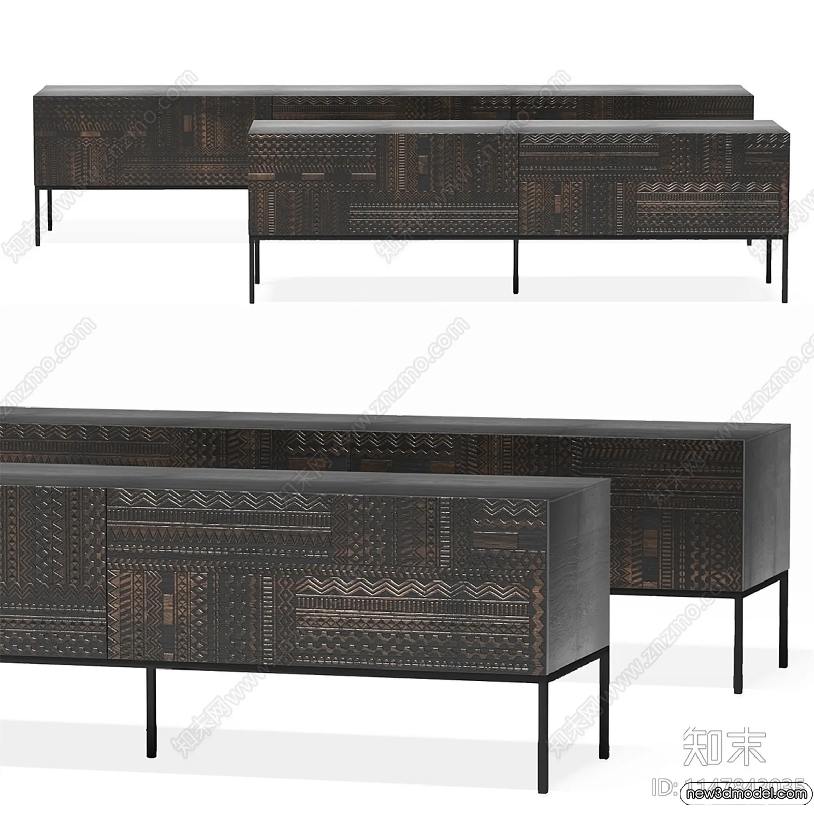 TV Cabinet 3D Models – 3D Furniture for Interior Design – 099 TV Cabinet 3D Models – 3D Furniture for Interior Design – 099