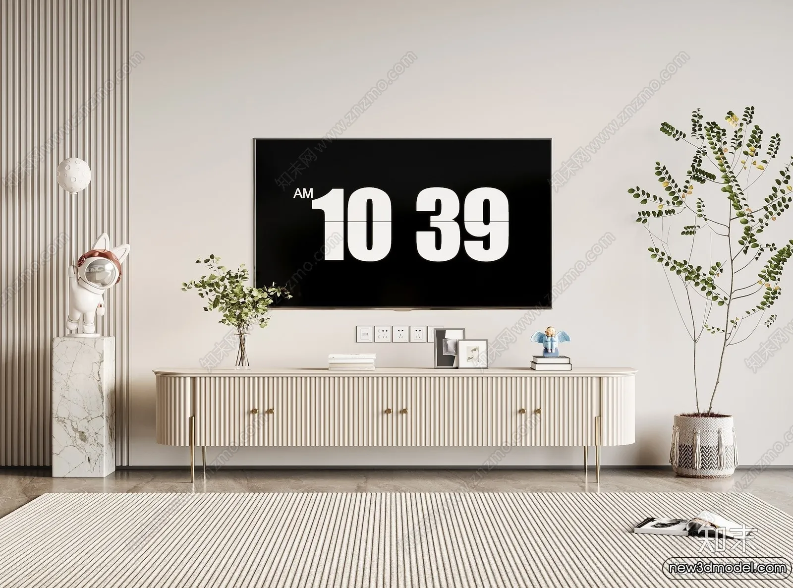 TV Cabinet 3D Models – 3D Furniture for Interior Design – 106 TV Cabinet 3D Models – 3D Furniture for Interior Design – 106