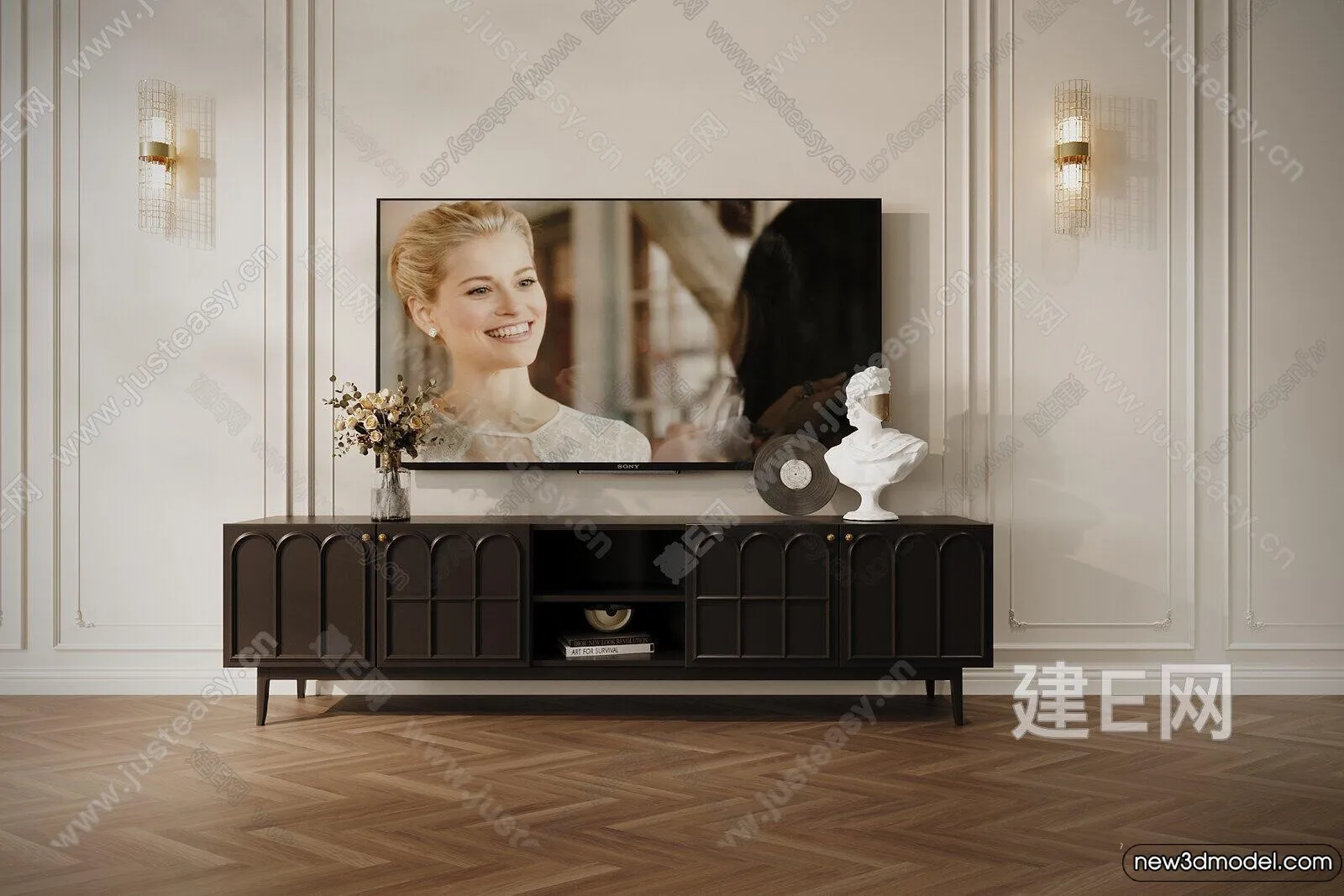 TV Cabinet 3D Models – 3D Furniture for Interior Design – 108 TV Cabinet 3D Models – 3D Furniture for Interior Design – 108