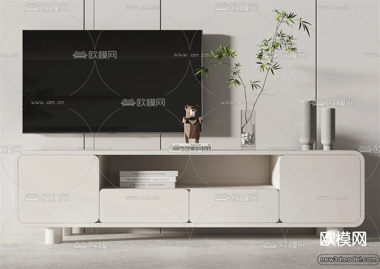 TV Cabinet 3D Models – 3D Furniture for Interior Design – 131 TV Cabinet 3D Models – 3D Furniture for Interior Design – 131