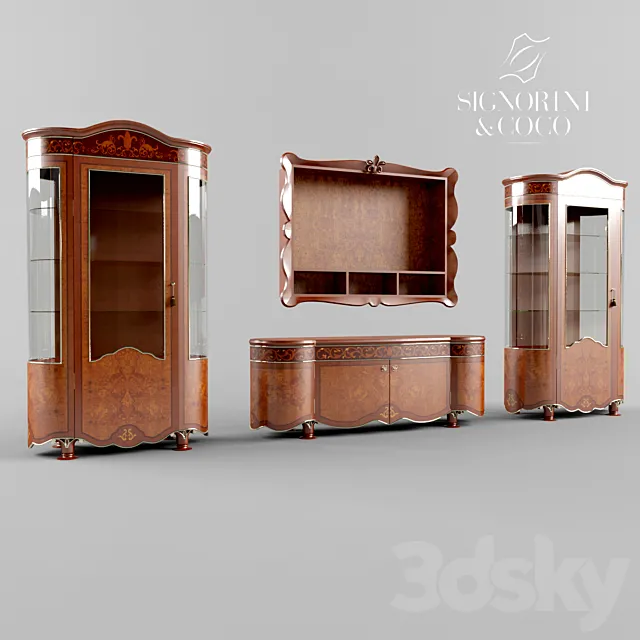 TV group Signorini & Coco Bellagio 3DModel