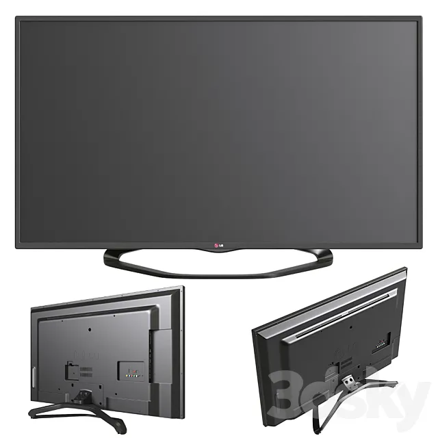 TV LG 32LA620 3DModel