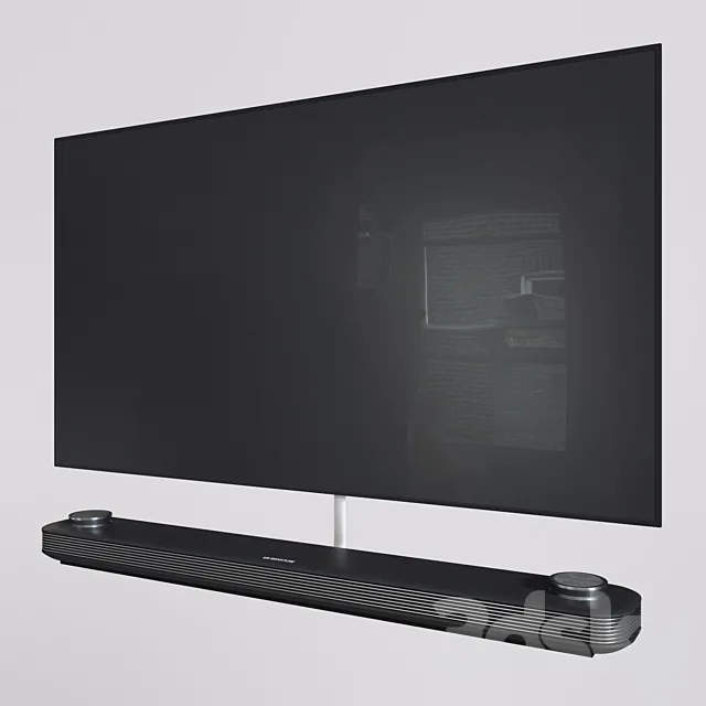 TV LG SIGNATURE OLED 3D Model