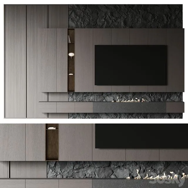 TV Rock panel №3 3D Model