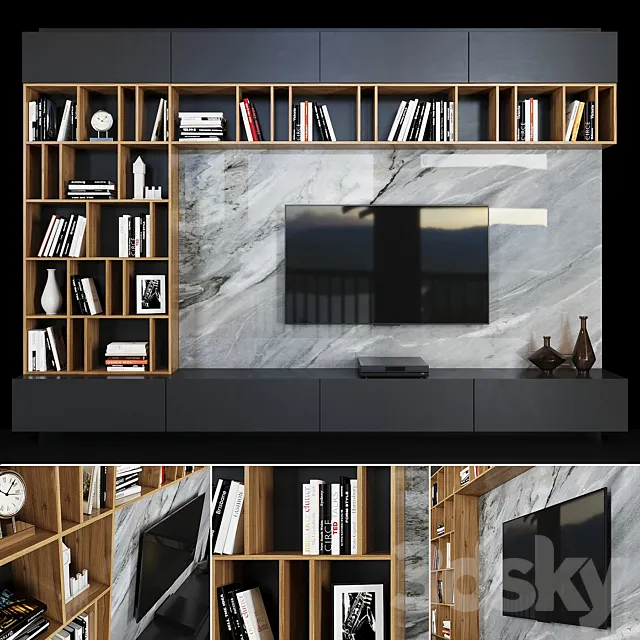 TV Set 1 3DModel