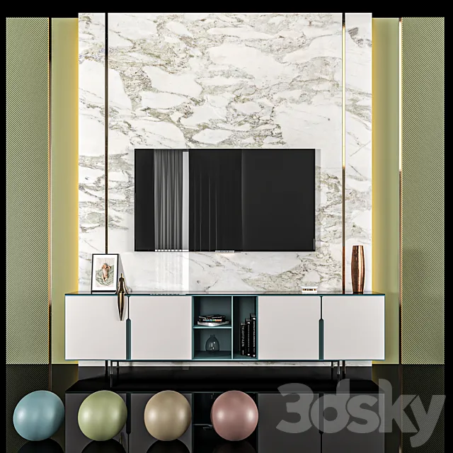 Tv Set 35 3DModel Tv Set 35 3DModel