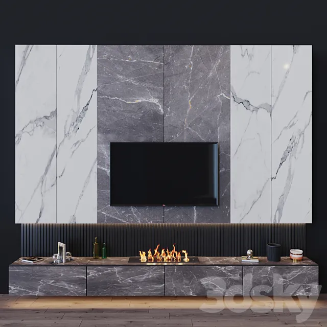 tv set 4 3D Model tv set 4 3D Model