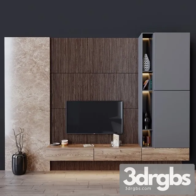 Tv set 49 3D Model Download