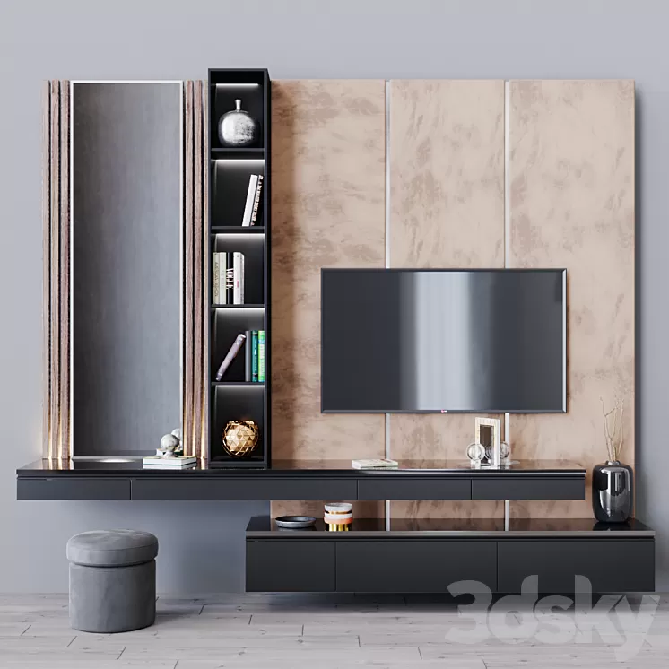 tv set 52 3D Model tv set 52 3D Model