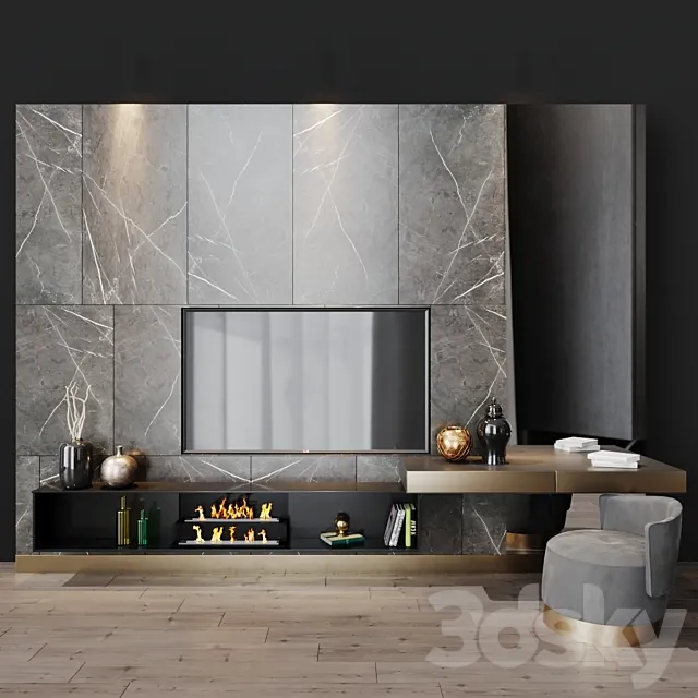 tv set 77 3D Model tv set 77 3D Model