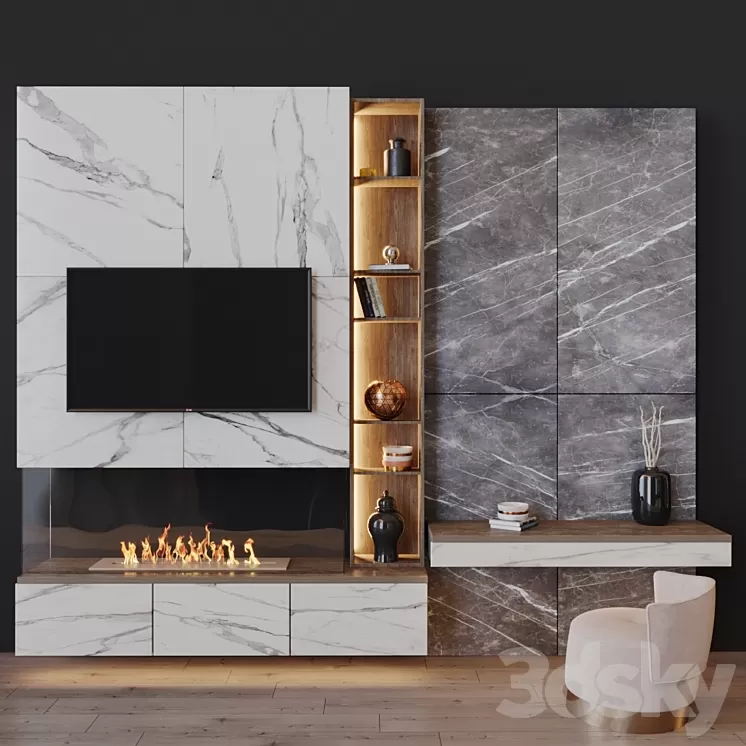 tv set 83 3D Model tv set 83 3D Model