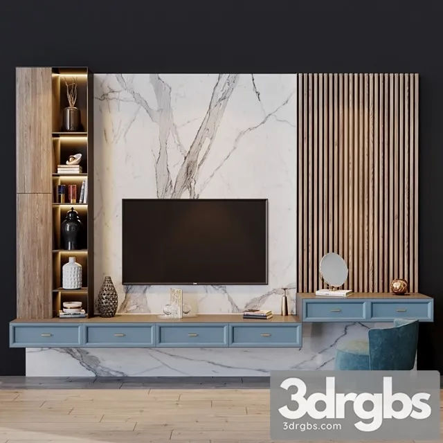 Tv set 90 3D Model Download