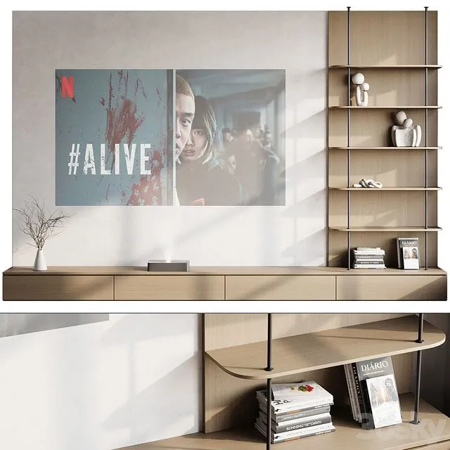 TV Set VAVA Projector 3D Model