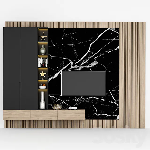 Tv Sett 009 3DModel Tv Sett 009 3DModel