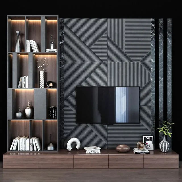 TV shelf 0132 3D Model