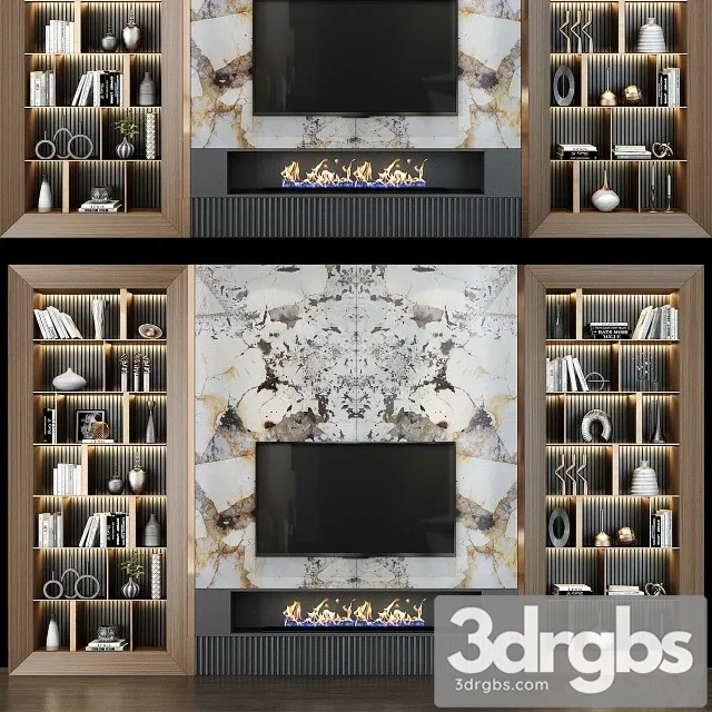 TV Shelf 0207 3D Model Download