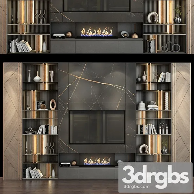 Tv shelf 0232 3D Model Download